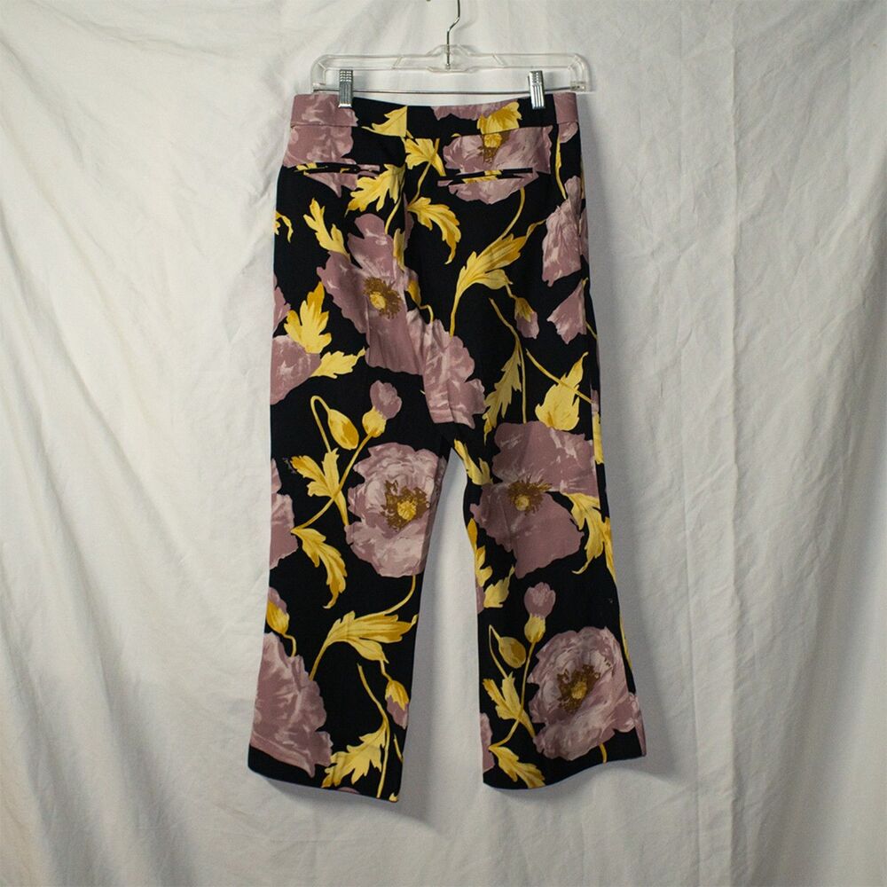 LA DOUBLEJ Saturday Night Floral Bootcut Pants Size Medium